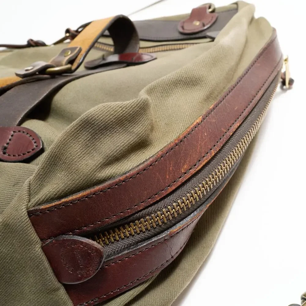 Filson Large Pullman Travel Bag Otter Green Made in USA Rugged Twill Duffel